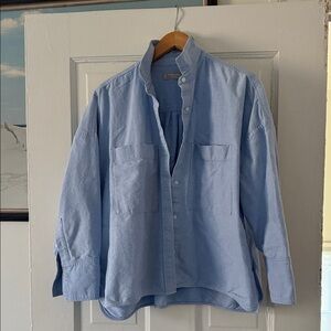 Everlane Women’s Light Blue Casual Oxford Shirt